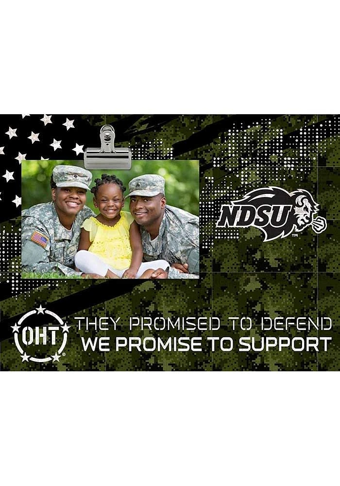 North Dakota State Bison OHT Clip Picture Frame - Green