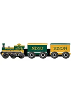 North Dakota State Bison Train Cutout Sign - Green