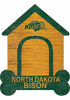 North Dakota State Bison Dog Bone House Clip Picture Frame