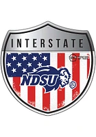 North Dakota State Bison 24in Americana Interstate Sign - Green