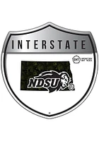 North Dakota State Bison 24in OHT Camo Interstate Sign - Green