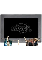 North Dakota State Bison Blank Chalkboard Picture Frame - Green