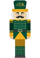 North Dakota State Bison 31 Inch Nutcracker Leaner Sign - Green