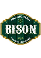 North Dakota State Bison 24 Inch Homegating Tavern Sign - Green
