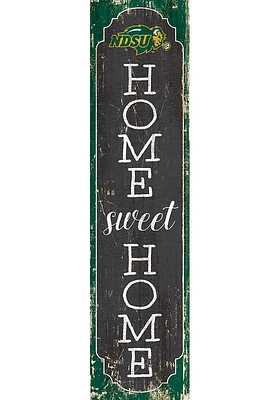 North Dakota State Bison 48 Inch Home Sweet Home Leaner Sign - Green