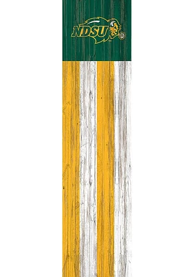 North Dakota State Bison 48 Inch Flag Leaner Sign - Green