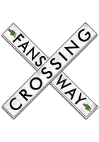 North Dakota State Bison 48 Inch Fans Way Crossing Wall Art