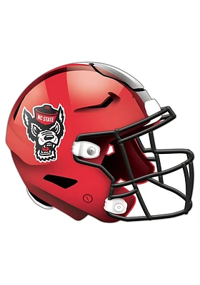 NC State Wolfpack 24in Helmet Cutout Sign - Red