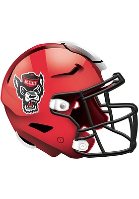 NC State Wolfpack 12in Authentic Helmet Sign - Red