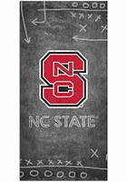 NC State Wolfpack Chalk Playbook Sign - Red