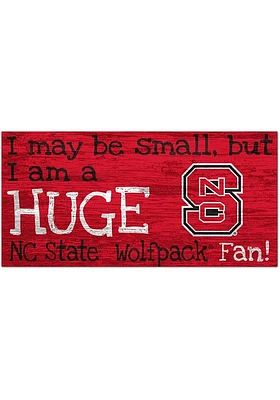 NC State Wolfpack Huge Fan Sign - Red