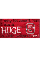 NC State Wolfpack Huge Fan Sign - Red