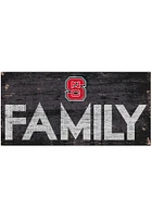 NC State Wolfpack Family 6x12 Sign - Red
