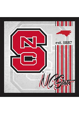NC State Wolfpack Album Sign - Red