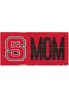 NC State Wolfpack MOM Sign - Red