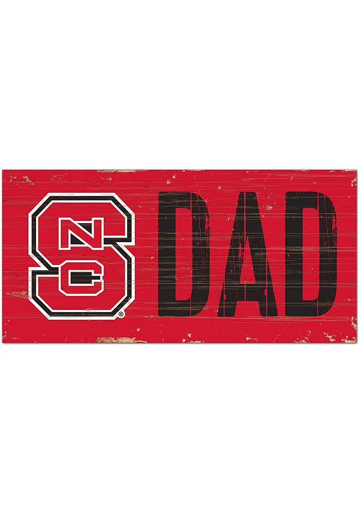 NC State Wolfpack DAD Sign - Red