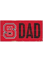 NC State Wolfpack DAD Sign - Red