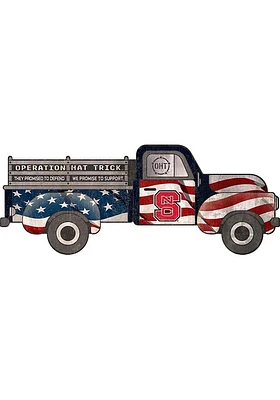 NC State Wolfpack OHT Truck Flag Cutout Sign - Red