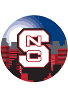 NC State Wolfpack Landscape Circle Sign - Red