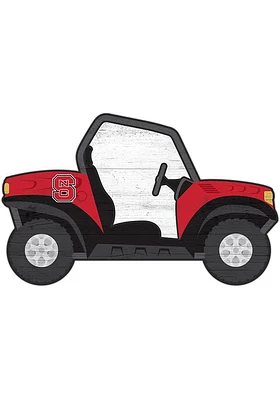 NC State Wolfpack ATV Cutout Sign - Red