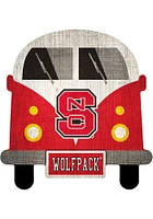 NC State Wolfpack Team Bus Sign - Red