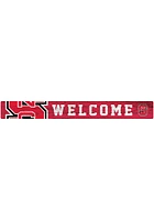 NC State Wolfpack Welcome Strip Sign - Red