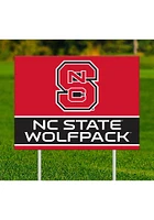 NC State Wolfpack Team Yard Sign - Red