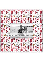 NC State Wolfpack Floral Pattern Picture Frame - Red