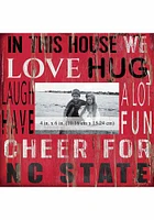 NC State Wolfpack In This House 10x10 Picture Frame - Red