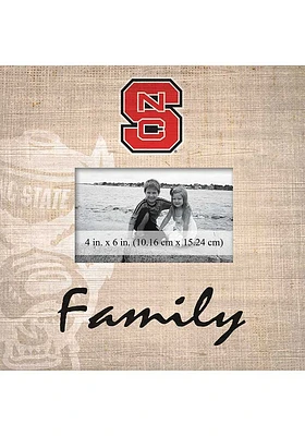 NC State Wolfpack Family Picture Picture Frame - Red