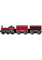 NC State Wolfpack Train Cutout Sign - Red