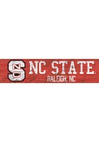 NC State Wolfpack 6x24 Sign - Red