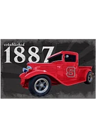 NC State Wolfpack Established Truck Sign - Red