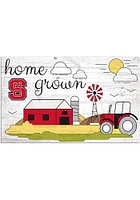 NC State Wolfpack Home Grown Sign - Red