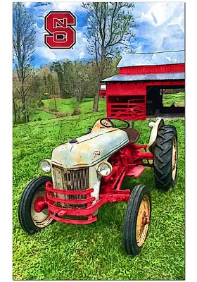 NC State Wolfpack Farmscape Sign - Red