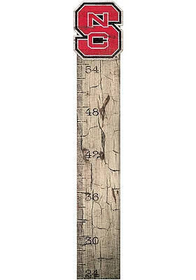 NC State Wolfpack Growth Chart Sign - Red