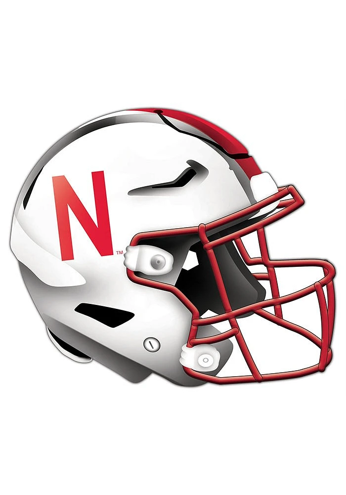 Nebraska Cornhuskers 24in Helmet Cutout Sign - Red