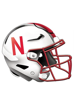 Nebraska Cornhuskers 24in Helmet Cutout Sign - Red
