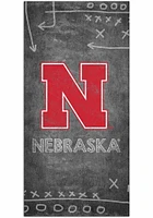 Nebraska Cornhuskers Chalk Playbook Sign - Red
