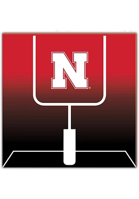Nebraska Cornhuskers Goal Gradient Sign - Red