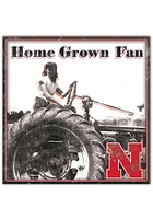 Nebraska Cornhuskers Aluminum Can Sign - Red