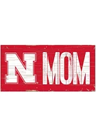 Nebraska Cornhuskers MOM Sign - Red