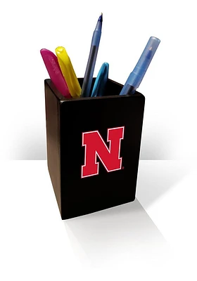 Nebraska Cornhuskers Pen Holder Pen Set - Red