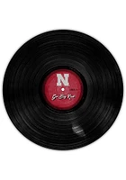 Nebraska Cornhuskers 12 Inch Vinyl Circle Sign - Red