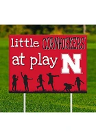 Nebraska Cornhuskers Little Fans at Play Yard Sign - Red