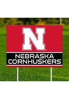 Nebraska Cornhuskers Team Yard Sign - Red