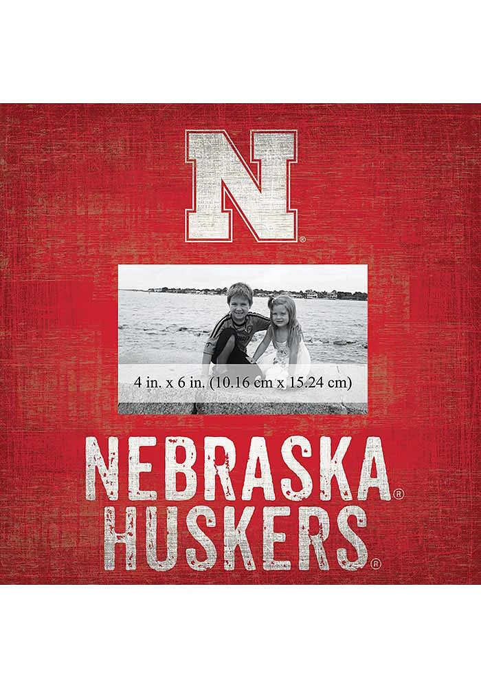 Red Nebraska Cornhuskers Team 10x10 Picture Frame