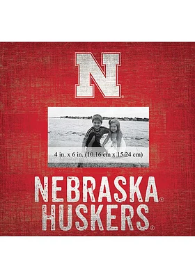 Red Nebraska Cornhuskers Team 10x10 Picture Frame