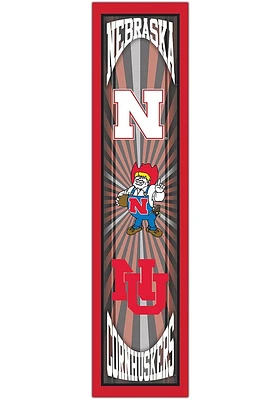 Nebraska Cornhuskers Throwback Sign - Red