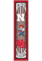 Nebraska Cornhuskers Throwback Sign - Red